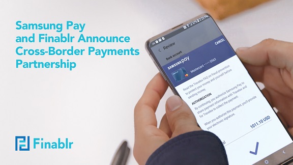 Samsung Pay and Finablr Announce Cross-Border Payments Partnership 
